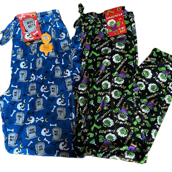 🎃 MEN’S SPOOKY LOUNGE PANTS Size Medium NWT - Picture 1 of 6